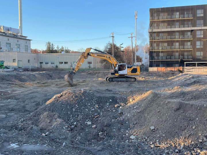Chantier de terrassement Québec