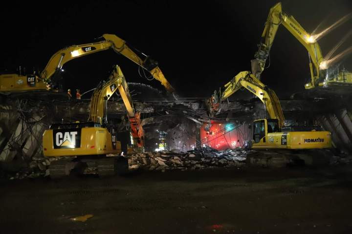 Démolition d’infrastructure en béton Québec