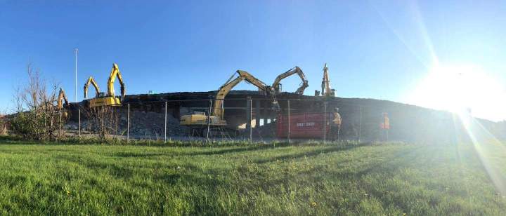 Démolition de structure en béton Québec