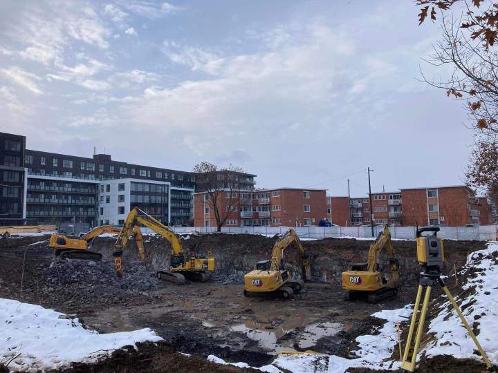 Terrassement site Québec
